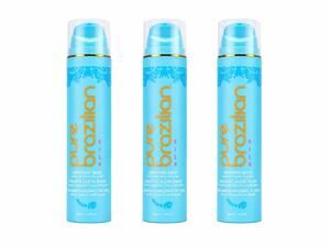 3x Pure Brazilian Silk Smoothing Balm 6.78 fl oz 200mL Frizz Control Hair